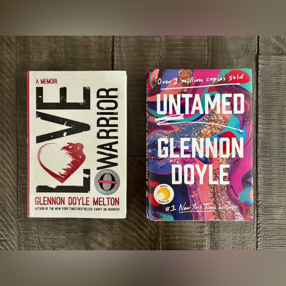 Glennon Doyle Hardcover Book Bundle Untamed & Love Warrior Memoir Set